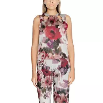 топ и футболка из полиэстера цвета бордо Rinascimento