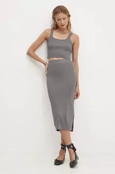 Топ и юбка Answear Lab, серый
