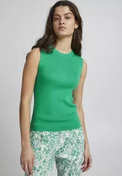 Топ ICHI, серый деним