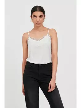 Топ ICHI Spitzen, белый