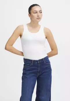 Топ IHZOLA PLAIN ICHI, белый