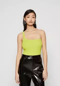 Топ INCA ONE SHOULDER Colourful Rebel, светло-зеленый