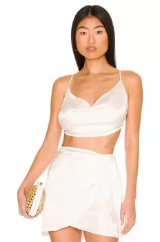 Топ Indah Polina Seamless Cowl Neck, слоновая кость