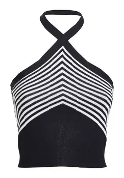 Топ INFLUENCER, черный