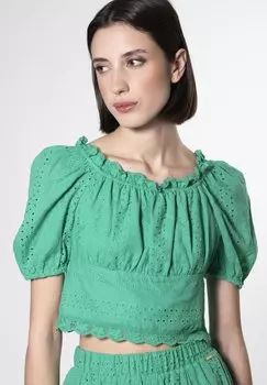 Топ INFLUENCER, зеленый