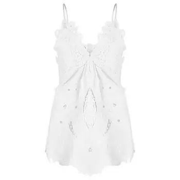 Топ Isabel Marant Victoria Embroiderd Vest Top, белый