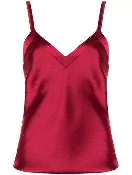 Топ из атласа Blanca Vita Trachy, красный