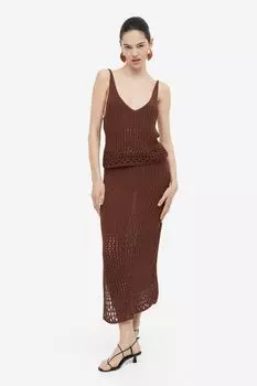 Топ из ажурного трикотажа H&M