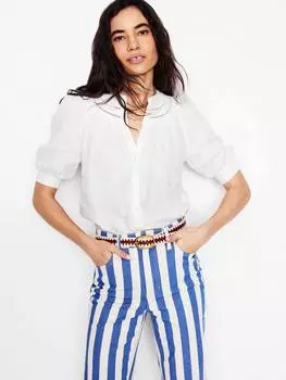 Топ из чистого льна bea Boden, белый