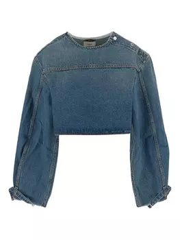 Топ из денима Haikure, синий