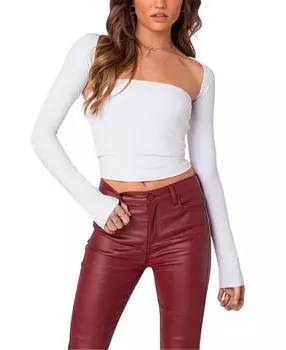 Топ из двух частей Edikted Sora с плечами, белый