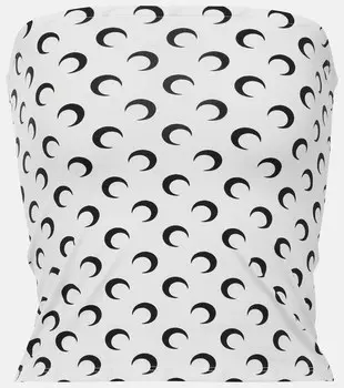 Топ из джерси Moon Marine Serre, белый