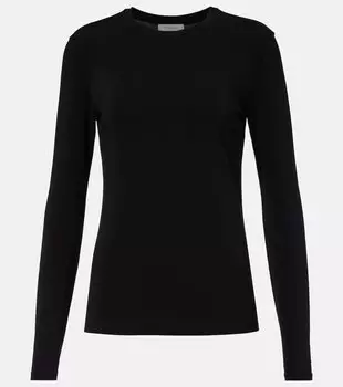 Топ из джерси Ortensia Max Mara, черный