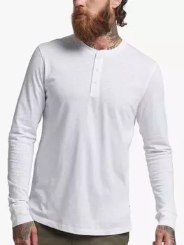 Топ из джерси с длинными рукавами на пуговицах Superdry