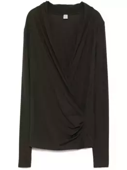 Топ из джерси TOTEME, зеленый