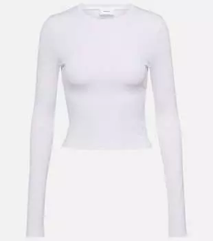 Топ из джерси Wardrobe.Nyc, белый