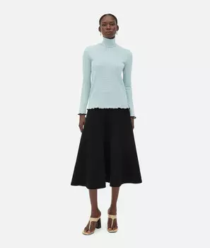 Топ из хлопчатобумажной ткани в клетку Bottega Veneta