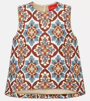 Топ из хлопка с принтом La Scala La DoubleJ, Mini Palazzo