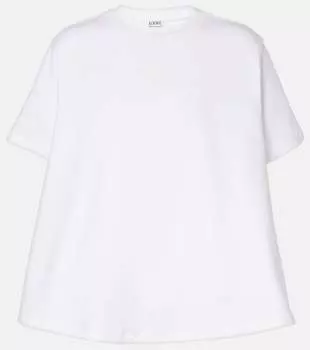 Топ из хлопковой смеси Loewe, белый