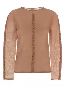 Топ из хлопковой смеси Uma Wang, розовый