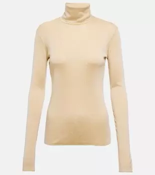 Топ из кашемира и шелка LORO PIANA, белый