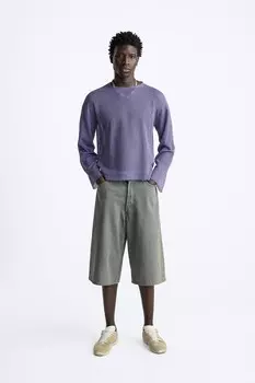 Топ из катушек ZARA, цвет lilac