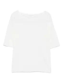 Топ из льна Majestic Filatures, белый