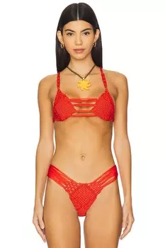 Топ из макраме koh Indah, цвет blaze