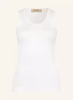 Топ из меланина с шелком Mos Mosh, белый