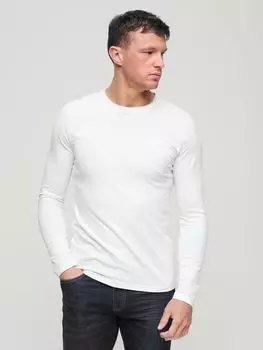 Топ из органического хлопка с длинными рукавами и вышитым логотипом Vintage Logo Superdry, оптика