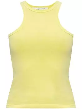 Топ из органического хлопка SAMSOE SAMSOE, желтый