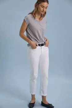 Топ из органического материала "Catherine" Baukjen, серый