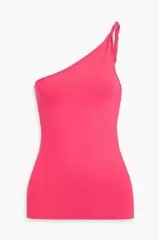 Топ из перекрученного джерси на одно плечо HELMUT LANG, розовый