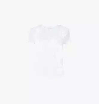 Топ из переработанного полиэстера с короткими рукавами Breathe easy Sweaty Betty, белый