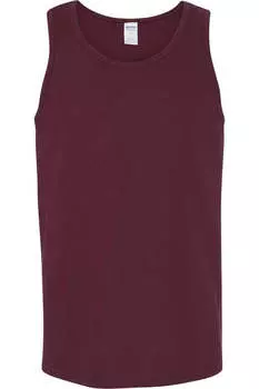 Топ из плотного хлопка Gildan, бордовый