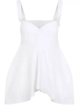 Топ из поплина Carven, белый