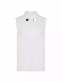 Топ из поплина Jil Sander, белый