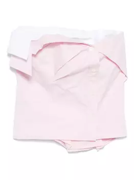 Топ из поплина Miu Miu, розовый