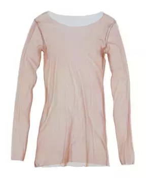 Топ из шелкового тюля с воротником лодочкой Cortana, розовый