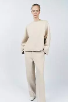 Топ из шерсти ZARA, экрю