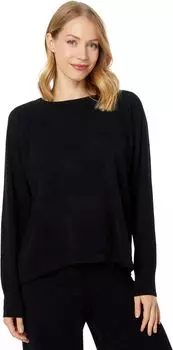 Топ из синели для отдыха вне офиса Honeydew Intimates, черный