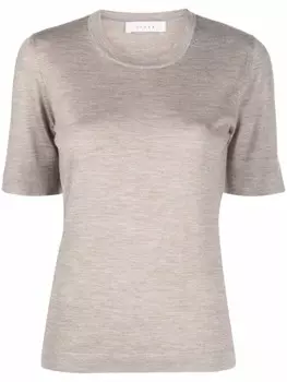 Топ из смесового кашемира Liska, нейтральный цвет