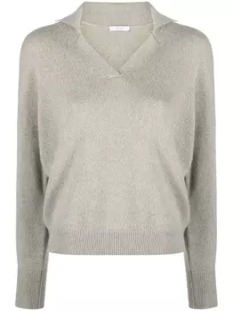 Топ из смесовой шерсти альпаки Peserico, зеленый