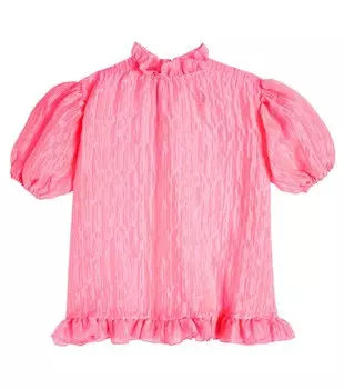 Топ из тафты Caroline Bosmans, розовый