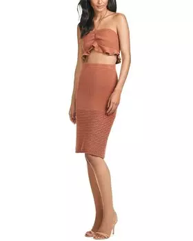 Топ из трикотажа Sachin & Babi, коричневый