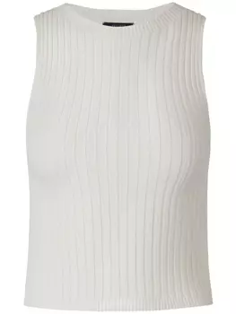 Топ из трикотажного полотна Peserico, белый