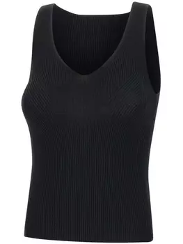 Топ из трикотажного ребра Iceberg, черный
