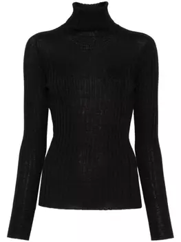 Топ из трикотажной резинки Transit, черный