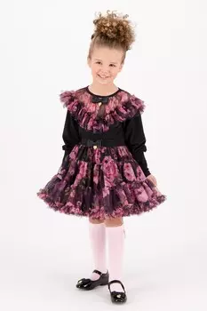 Топ из тюля deidre kew Angels Face, черный