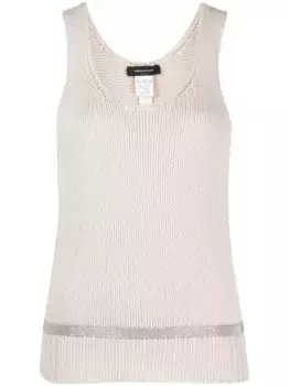 Топ из вирджинской шерсти Fabiana Filippi, нейтральный